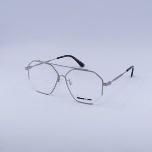 🕶️ New Alexander McQueen MQ0261OA 003 Eyeglasses - Silver Frame 57mm